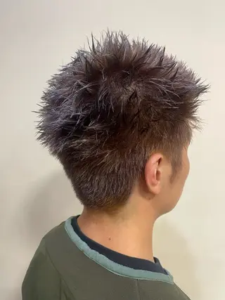ショート カラー メンズ 浅岡 昭汰のヘアスタイル