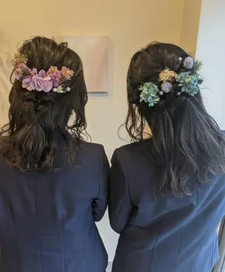ヘアアレンジ マエハラ ナナのヘアスタイル