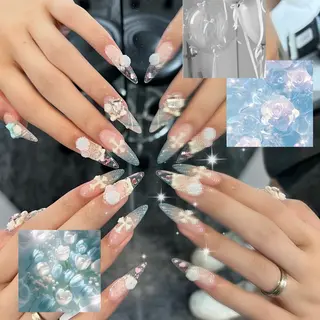 ネイル Sora  Nail 長さ出し専門店のネイルデザイン