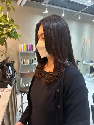 ロング カラー Shiro RENのヘアスタイル