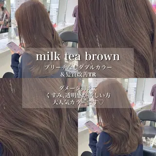 セミロング カラー 🌿透明感赤み消し Keishin🌿のヘアスタイル