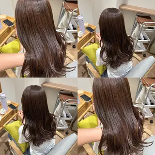 ロング カラー RINNO🌷透明感 カラー/髪質改善のヘアスタイル