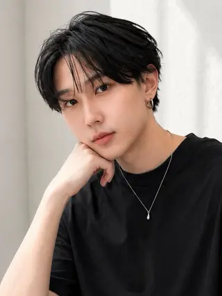ミディアム カラー パーマ ヘアアレンジ メンズ メンズZina代表 田端 麗治のヘアスタイル