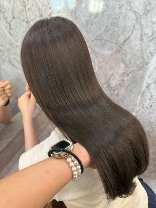 ロング カラー 💎あおい💎大宮 🦋ワンカラー🦋のヘアスタイル