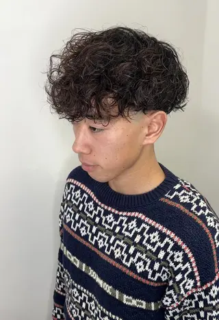 ショート パーマ メンズ aDALil ATSUYAのヘアスタイル