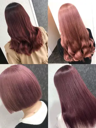セミロング カラー ブリーチ/髪質改善 店長　板垣智大のヘアスタイル