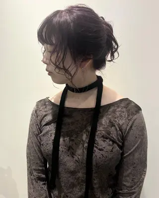 ロング カラー 田中 遥陽のヘアスタイル