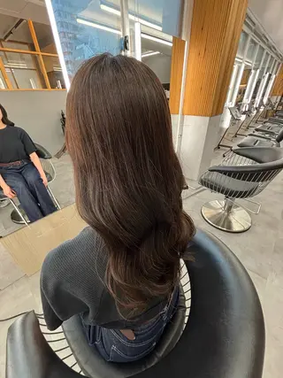 ロング 縮毛矯正/カラ ー/艶髪🌻ひな🌻のヘアスタイル