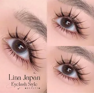 マツエク・マツパ Linanail Nambaのマツエク・マツパデザイン