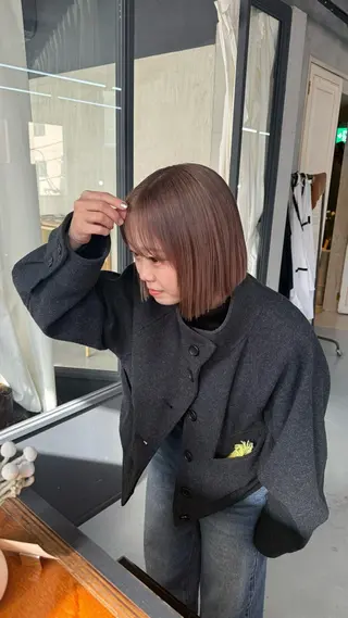 ショート カラー rimi ／透明感カラーのヘアスタイル