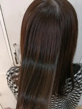 カラー ロング ✨METEO導入店✨ 髪質改善×縮毛矯正のヘアスタイル
