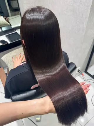 ロング 柔らかグレージュ🤎 髪質改善Hanakaのヘアスタイル