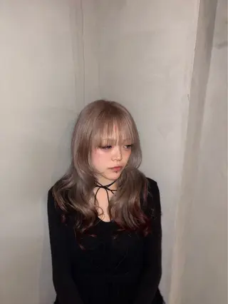 ロング カラー 透明感うる艶カラー ¦コユキ🫧💞のヘアスタイル
