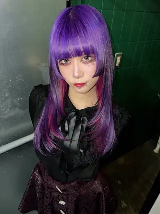 ロング 【ロングウルフカット 姫カット】伊藤裕哉のヘアスタイル
