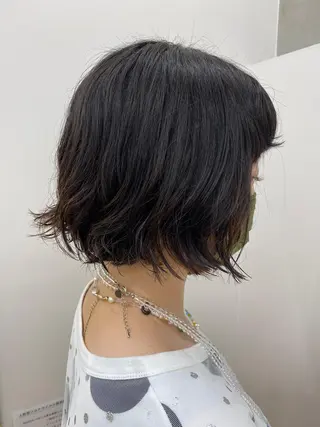 ショート パーマ 韓国好き🇰🇷 美容師MIKUのヘアスタイル