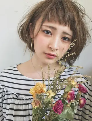 ショート カラー 上條 航平のヘアスタイル