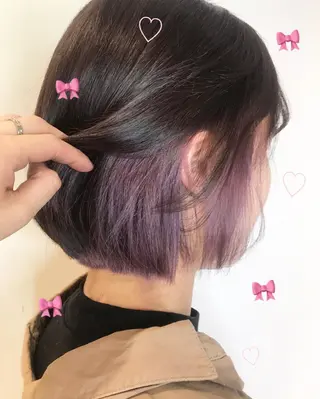 ショート カラー 新宿駅近♡個室 ♡関口三都季🌜のヘアスタイル