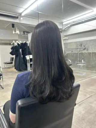 ロング カラー 北浦 雅のヘアスタイル