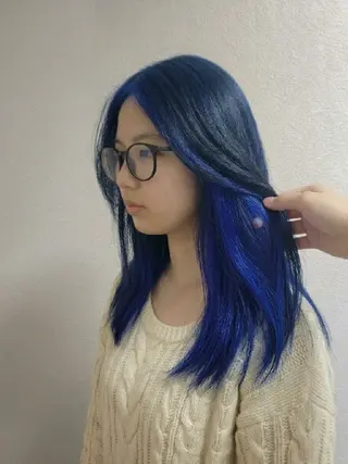 セミロング カラー 縮毛矯正✨️プレトワ yusuke✨️横浜のヘアスタイル