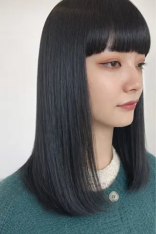 ロング オヤマ タケアキのヘアスタイル