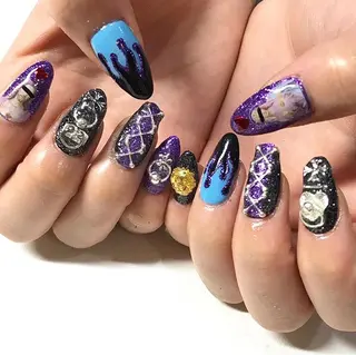 ネイル 渋谷/チップ長さ出し 👑アプレgel-xのネイルデザイン