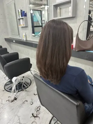 セミロング カラー Endearing 🌟銀座のヘアスタイル