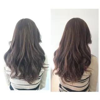 ロング カラー 澤田 彩香のヘアスタイル