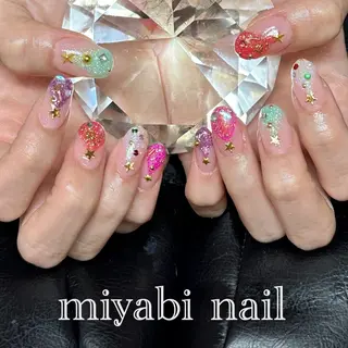 ネイル miyabi nail 桂川駅近くのネイルデザイン