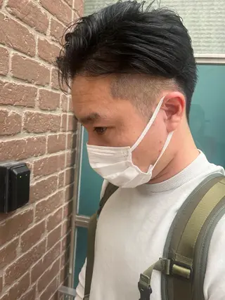 ショート カラー パーマ ヘアアレンジ メンズ キッズ ネイル マツエク・マツパ アイブロウ 久木原 ゆりのヘアスタイル