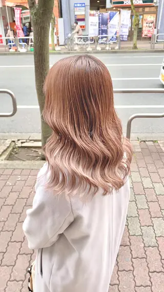 セミロング カラー ✨髪質改善専門店✨ QOLU✨のヘアスタイル