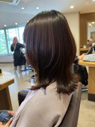 ミディアム 津田 幹太のヘアスタイル