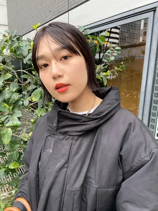 ミディアム カラー パーマ ヘアアレンジ メンズ キッズ ネイル マツエク・マツパ アイブロウ tatsumi/ボブ ウルフ/レイヤーのヘアスタイル