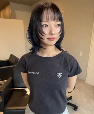 ショート カラー 透明カラー/レイヤー misaki °＊のヘアスタイル