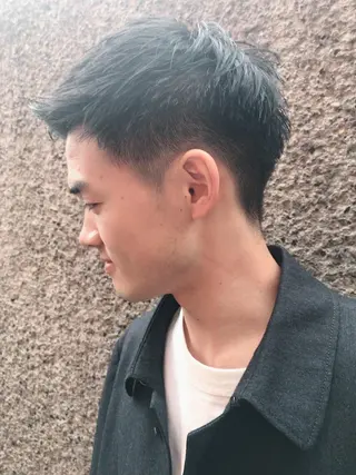 ショート カラー パーマ ヘアアレンジ メンズ ちこ .のヘアスタイル