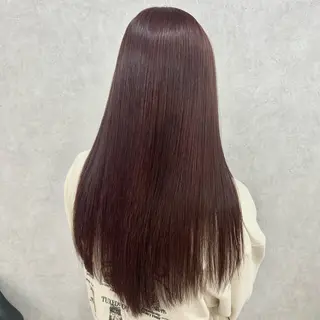 ロング カラー 澤木 愛美のヘアスタイル