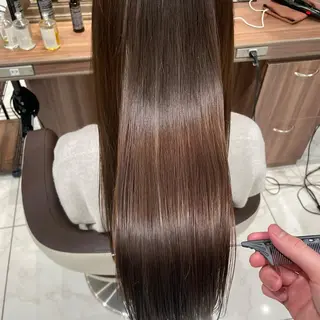ロング カラー ヘアアレンジ 🇰🇷韓国ヘア★ 副店長.쿠리타⭐︎のヘアスタイル
