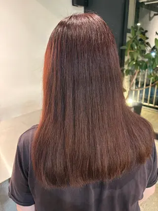 カラー 中村 文音のヘアスタイル