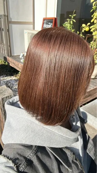ミディアム カラー 【似合わせカット 】🦋岩崎 美保🐾のヘアスタイル