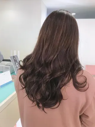 ロング カラー もりたみかこ 美容師お休み中のヘアスタイル