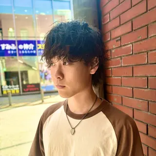 メンズ 柏メンズパーマ特化 蛯谷 晃裕のヘアスタイル