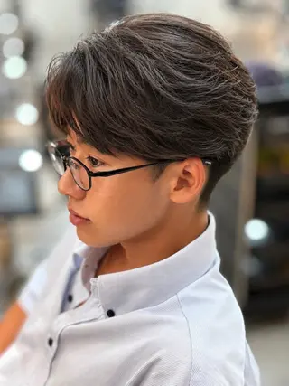 ショート メンズ 石田 翔琉のヘアスタイル