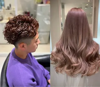 カラー 【20時〜22時】 KENのヘアスタイル