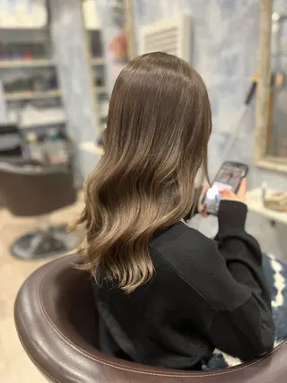 セミロング 塩川 亮眞のヘアスタイル