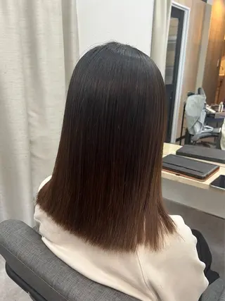 セミロング TELA HAIR 店長 塩田のヘアスタイル