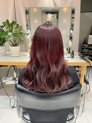セミロング カラー ヘアアレンジ 艶髪/レイヤーカット 🐣misakiのヘアスタイル