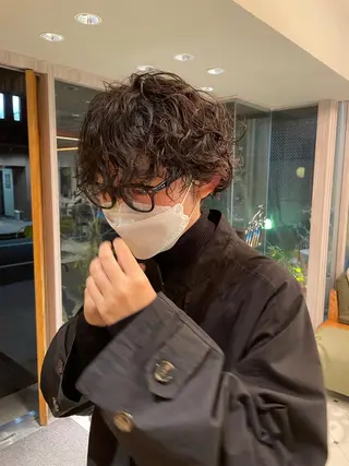 ショート パーマ 浅沼 ゆいのヘアスタイル