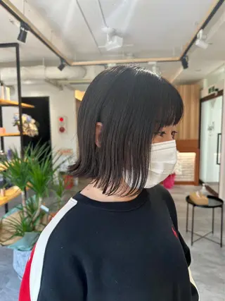ショート カラー 美髪・透明感カラー 西川仁弥のヘアスタイル