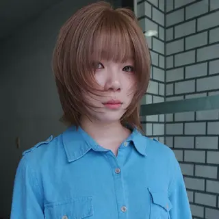 ショート ブリーチ×似合わせハ イトーン🍎ののかのヘアスタイル