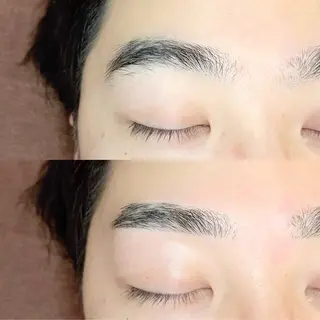 メンズ アイブロウ Runon 堀内💗パリジェンヌのマツエク・マツパデザイン