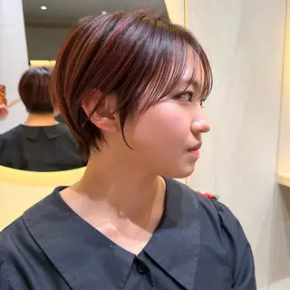 ショート カラー レイヤー/髪質改善 Lond ambreのヘアスタイル